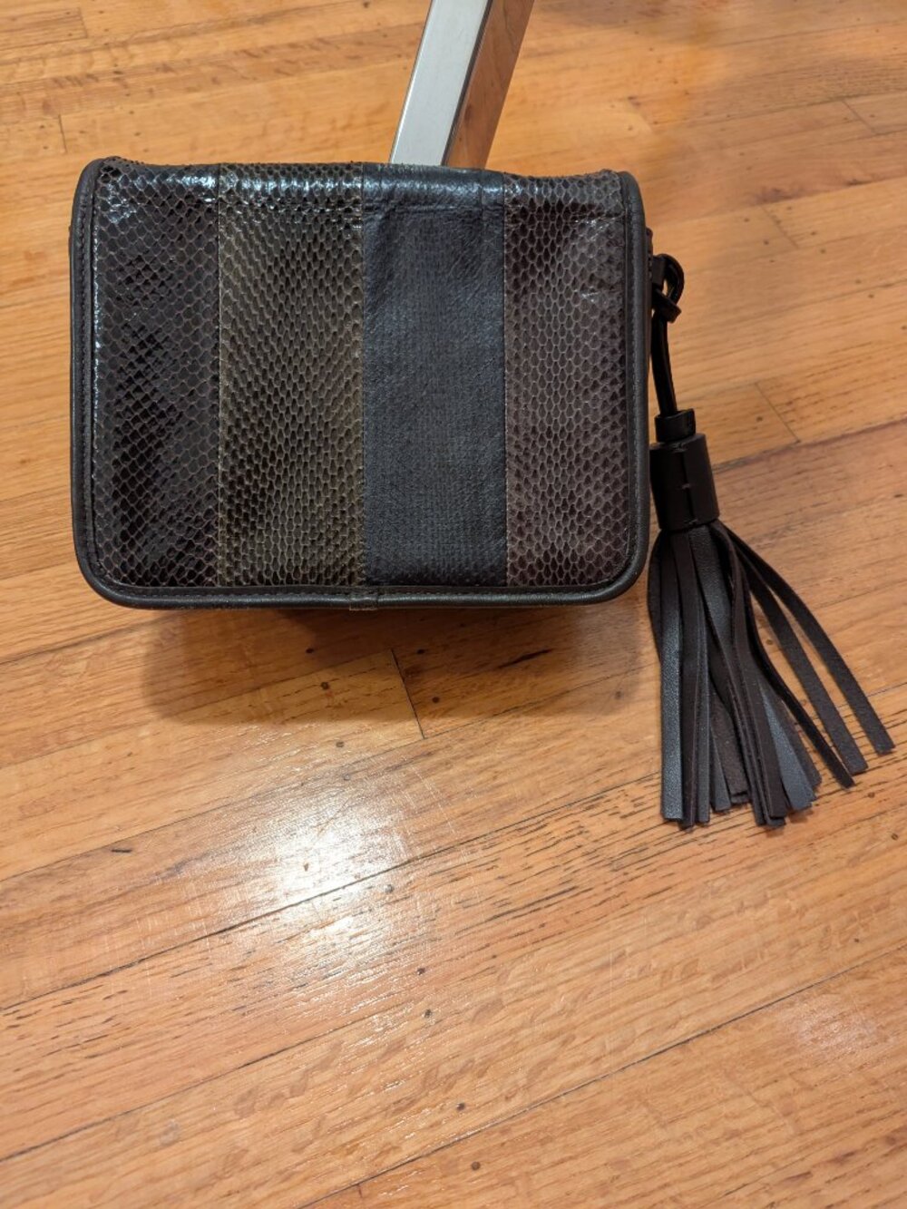 Allsaints Snakeskin Crossbody purse